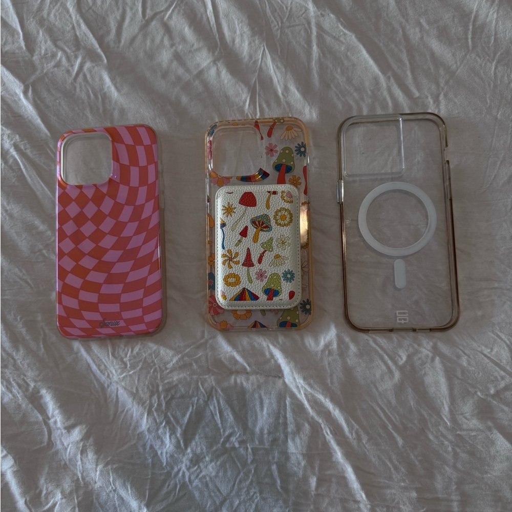 Stylish Pink and Multicolor Phone Cases